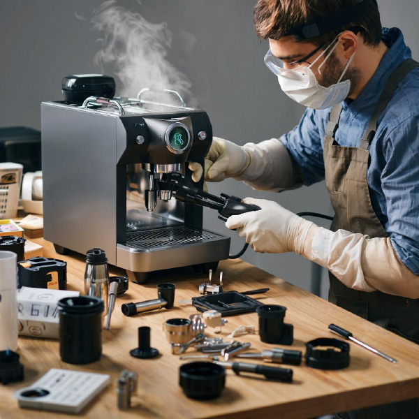 Coffee machine banner image